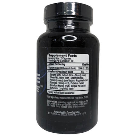 Activate Xtreme Testo Booster Driven Sports Inhaltsstoffe