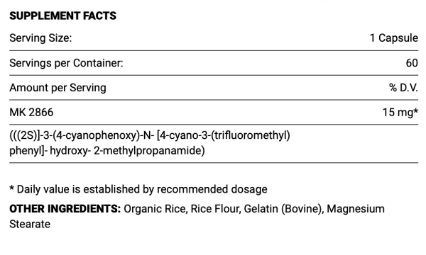 BIO Molecule Ostarine MK-2866 Inhaltsstoffe Facts