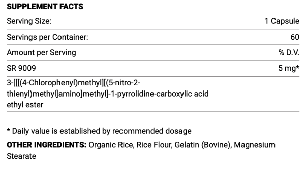 BIO Molecule Stenabolic SR 9009 Inhaltsstoffe Facts