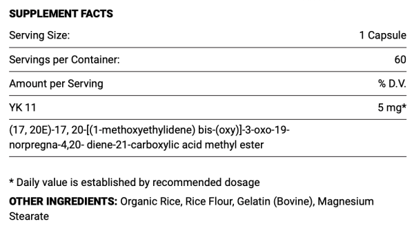 BIO Molecule YK 11 Inhaltsstoffe Facts