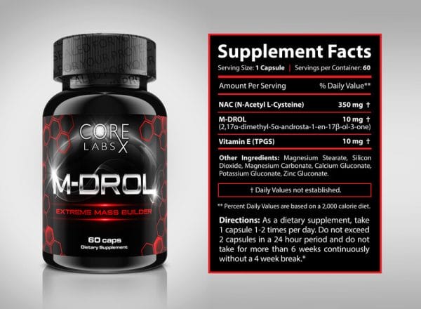 Core Labs M-Drol Inhaltsstoffe Facts