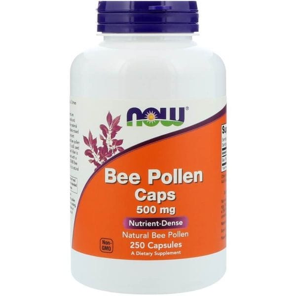 NOW-Foods-Bee-Pollen-500-mg-250-Kapseln NOW Foods Bee Pollen 500 mg 250 Kapseln