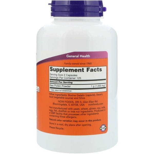 NOW-Foods-Bee-Pollen-500-mg-Inhaltsstoffe-Facts NOW Foods Bee Pollen 500 mg Inhaltsstoffe Facts