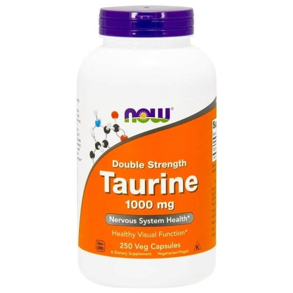 NOW-Foods-Taurine-1000-mg-250-Kapseln NOW Foods Taurine 1000 mg 250 Kapseln