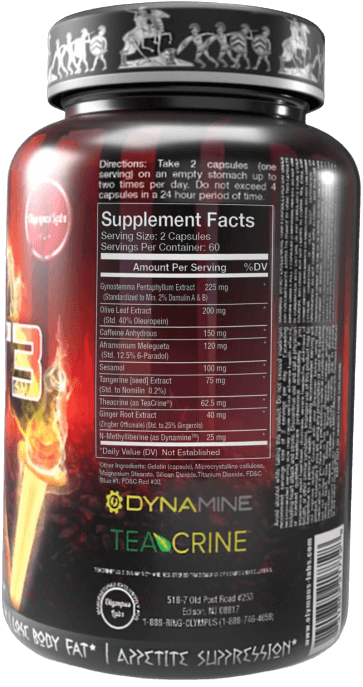 Olympus Labs IGNIT3 Inhaltsstoffe