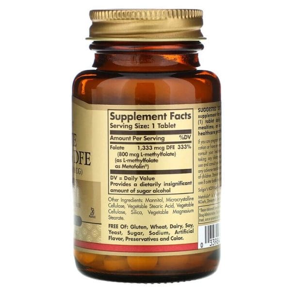 Solgar-Folate-1333mcg-DFE-Inhaltsstoffe-Facts Solgar Folate 1333mcg DFE Inhaltsstoffe Facts