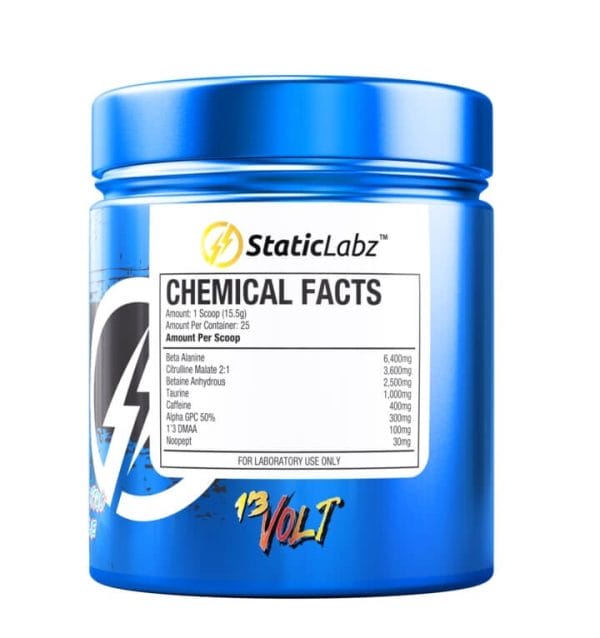 Static Labz 13 Volt DMAA Inhaltsstoffe