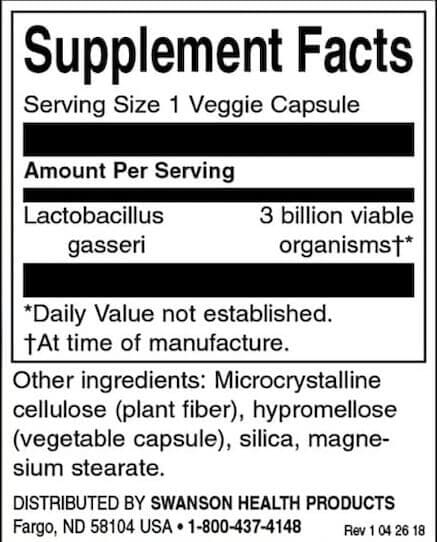 Swanson-Lactobacillus-Gasseri-3-Milliarden-CFU-Inhaltsstoffe-Facts Swanson Lactobacillus Gasseri 3 Milliarden CFU Inhaltsstoffe Facts