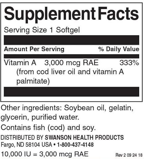 Swanson-Vitamin-A-10000-IU-Inhaltsstoffe-Facts Swanson Vitamin A 10000 IU Inhaltsstoffe Facts