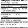 Swanson-Vitamin-C-1000-mg-Inhaltsstoffe-Facts Swanson Vitamin C 1000 mg Inhaltsstoffe Facts
