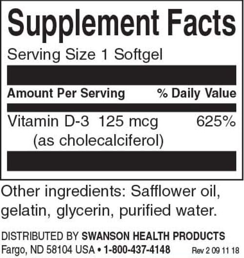 Swanson-Vitamin-D3-5000-IU-Inhaltsstoffe-Facts Swanson Vitamin D3 5000 IU Inhaltsstoffe Facts