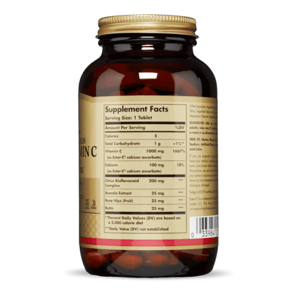 fatburner-guru-solgar-ester-C-plus-1000MG-vitamin-C-ascordable-complex-180tablets-supplement-facts.png SOLGAR Ester-C® Plus 1000 mg Vitamin C