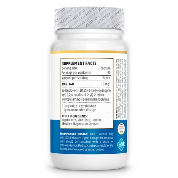 GERMAN-MEDICO-RAD-140-Testolone-Inhaltsstoffe GERMAN MEDICO RAD 140 Testolone Inhaltsstoffe