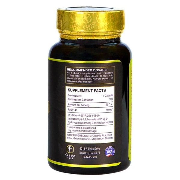 Cartel Labz Testolone RAD 140 10mg Inhaltsstoffe