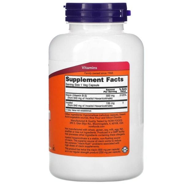 now-foods-flush-free-niacin-500-mg-inhaltsstoffe Now Foods Flush-Free Niacin 500 mg Inhaltsstoffe