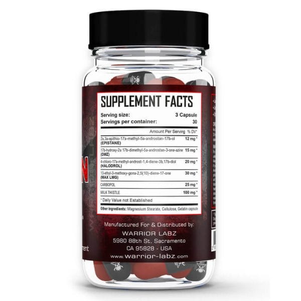 WARRIOR LABZ Spartan Inhaltsstoffe