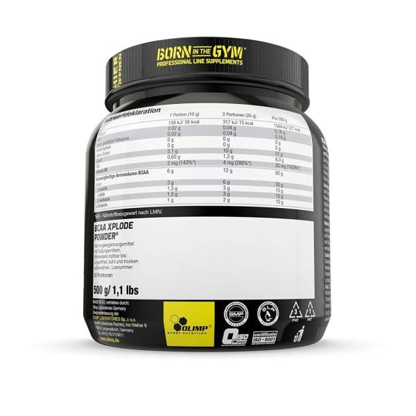 Olimp-BCAA-Xplode-500g-Inhaltsstoffe-Facts Olimp BCAA Xplode 500g Inhaltsstoffe