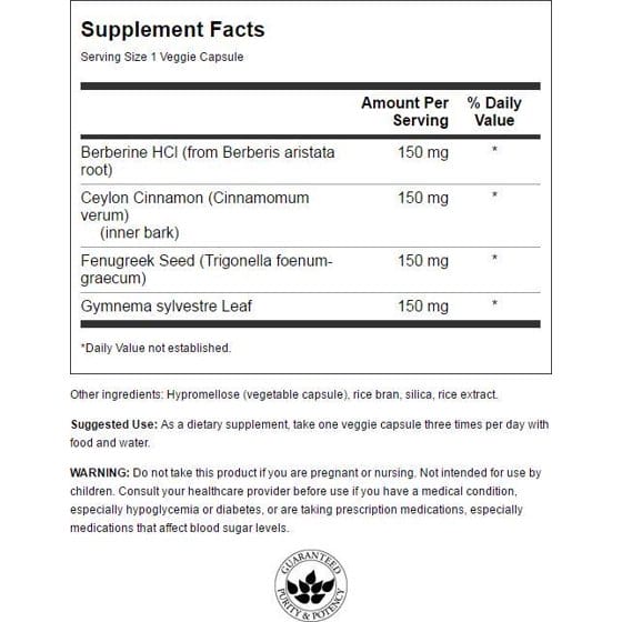 Swanson-Berberin-Komplex-mit-Zimt-Gymnema-Bockshornklee-Inhaltsstoffe-Facts Swanson Berberin Komplex mit Zimt, Gymnema & Bockshornklee