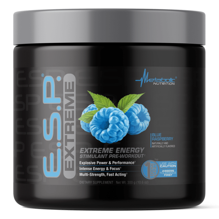 Metabolic Nutrition extreme blue-raspberry