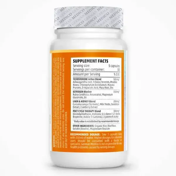 GERMAN MEDICO Performance PCT Inhaltsstoffe