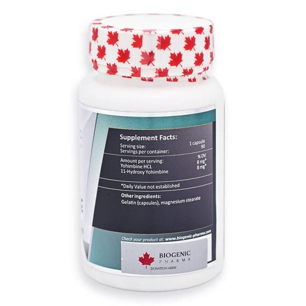 Biogenic Pharma Double Yohimbine Inhaltsstoffe / Nährwertangaben