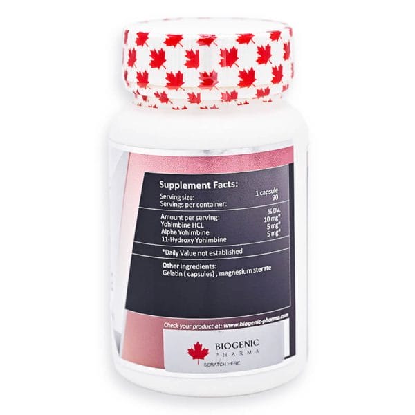 Biogenic Pharma Triple Yohimbine Inhaltsstoffe / Nährwertangaben